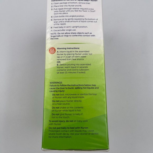 Playtex Baby Nurser Drop-Ins 4oz Bottle Liners 50ct - Picture 2 of 4